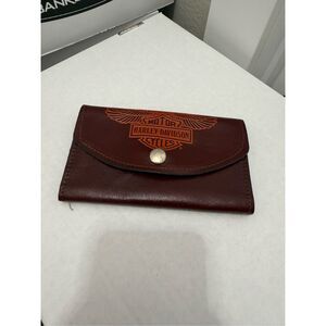 Vintage Leather Harley Davidson Leather Wallet